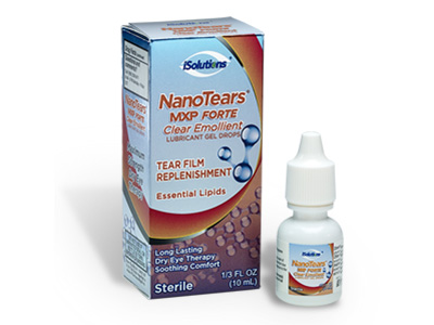 NanoTears® MXP Forte Clear Emollient Lubricant Gel Drops is a unique innovation in Dry Eye Therapy.